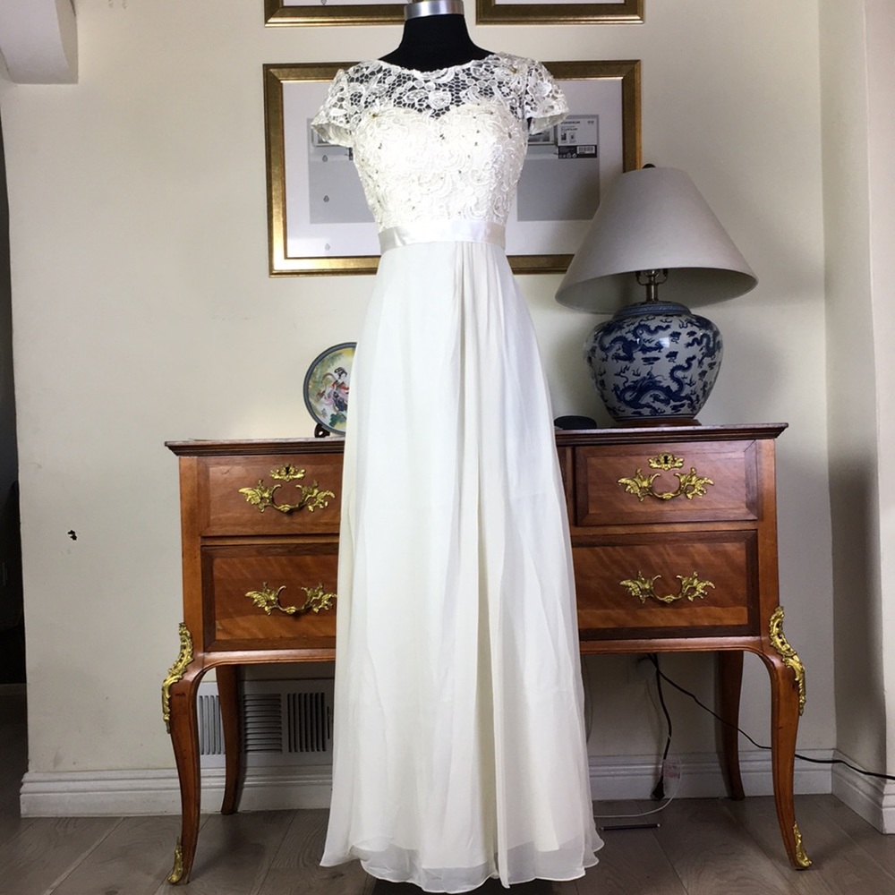Women’s embroidery mother of bride formal dress
